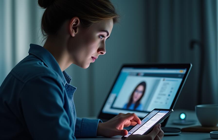 Sesión de terapia online con psicólogo certificado